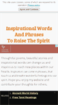 Mobile Screenshot of inspirational-words-phrases.com